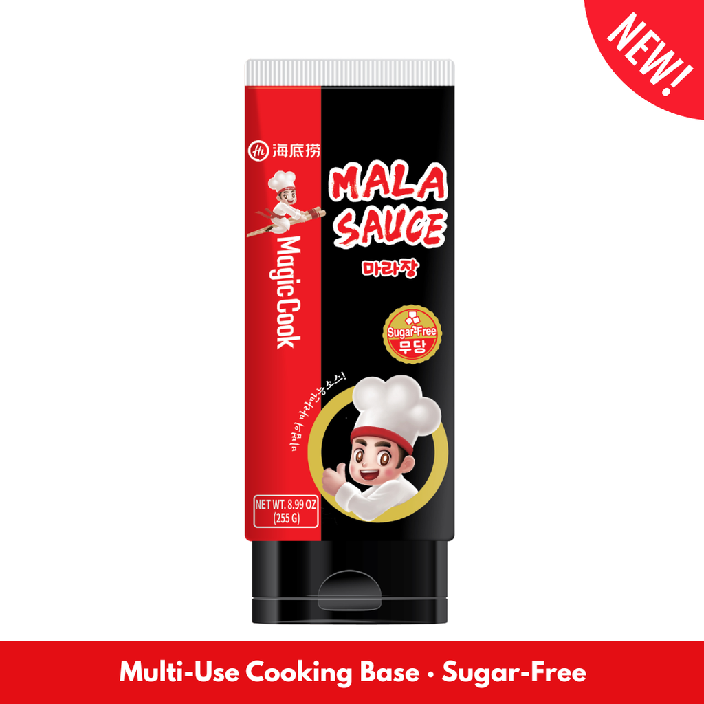 HAIDILAO Magic Cook Mala Sauce squeeze tube, 8.99oz, sugar-free multi-use spicy cooking base