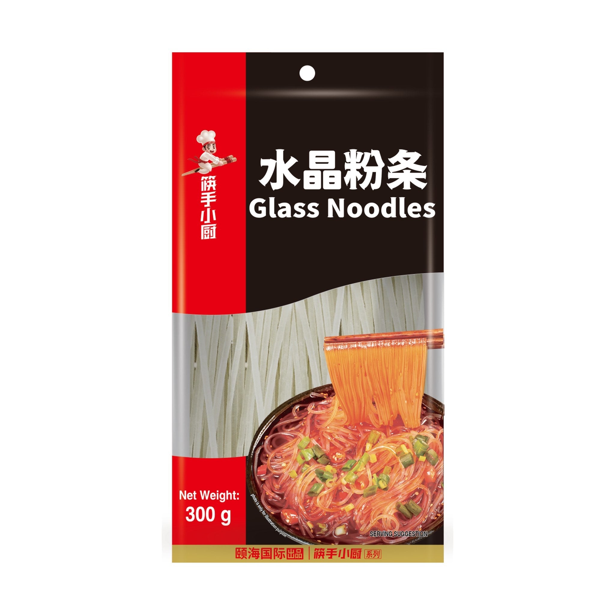 HAIDILAO Hot Pot Glass Vermicelli, 10.58oz (300g) package front, product photo on a white background