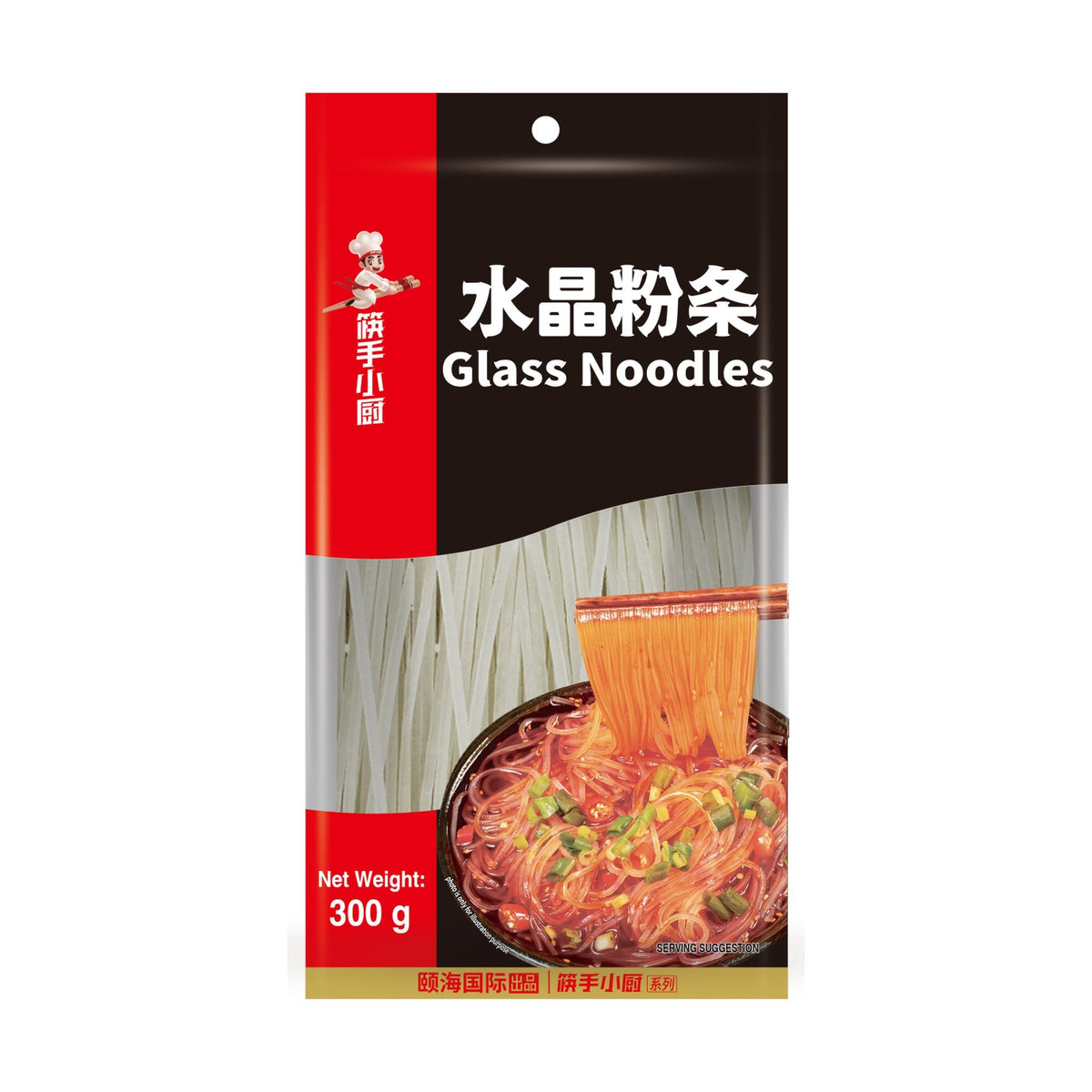 HAIDILAO Hot Pot Glass Vermicelli, 10.58oz (300g) package front, product photo on a white background