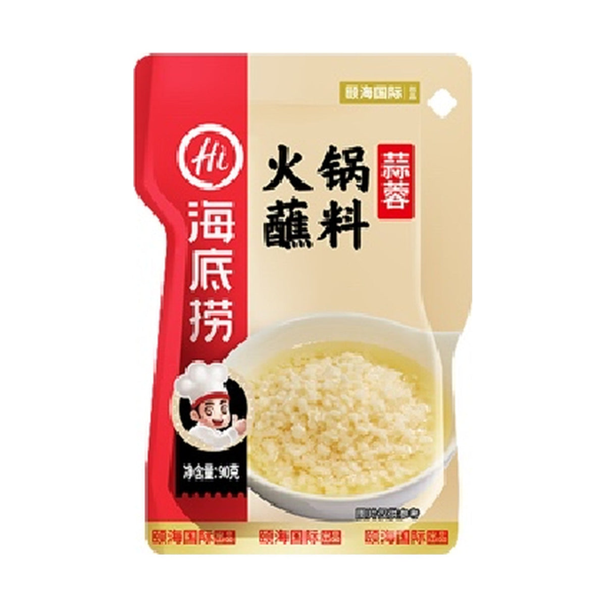 HAIDILAO Minced Garlic Sauce 90g pouch front
