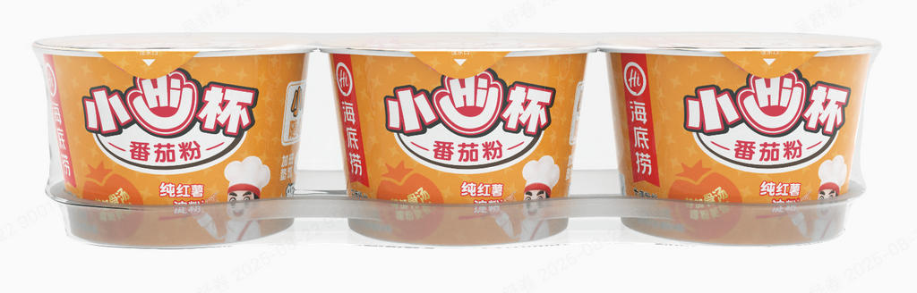 HAIDILAO Mini Cup Tomato Vermicelli, 3-pack ready-to-eat noodles, 180g (60g x 3)
