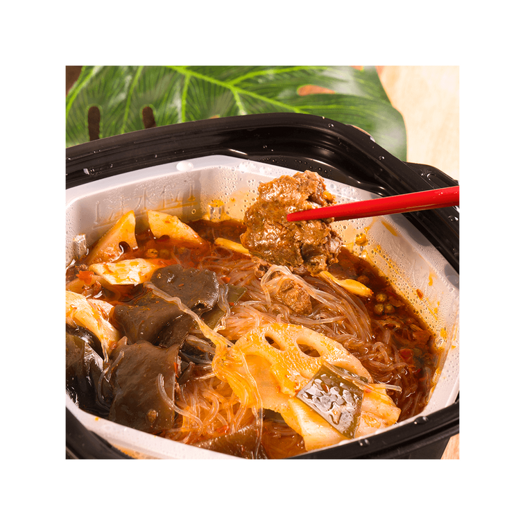 405g Instant Spicy Beef Self Heating Hot Pot Food Ready To Eat Heating Beef  Hotpot Self-boiling Hotpot - Buy Instant Food Self Heating Hot